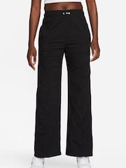 Nike Black Parachute Woven Cargo Trousers - Image 1 of 7