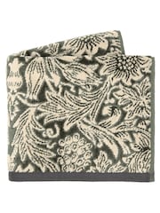Morris & Co Green Sunflower Hand Towel - Image 2 of 3