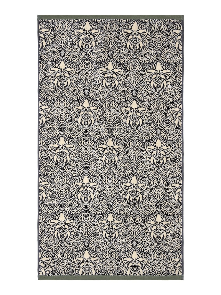 Morris & Co Grey Crown Imperial Towel - Image 2 of 3