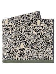 Morris & Co Grey Crown Imperial Towel - Image 3 of 3