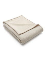 Hug Rug Cream Luxury Wool Throw - Image 2 of 3