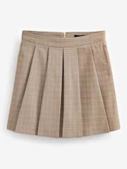 Brown Sparkle Check Mini Skirt - Image 6 of 7