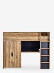 Oak Effect Bronx Kids High Sleeper Bed Frame - Image 8 of 10
