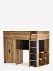 Oak Effect Bronx Kids High Sleeper Bed Frame - Image 9 of 10