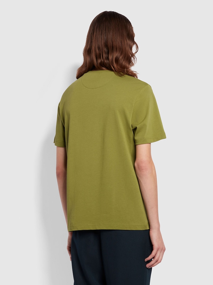 Farah Stacy Pocket T-Shirt in White - Image 2 of 5