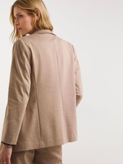 JD Williams Nude Double Breasted Ponte Blazer - Image 2 of 4