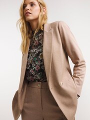 JD Williams Nude Double Breasted Ponte Blazer - Image 3 of 4