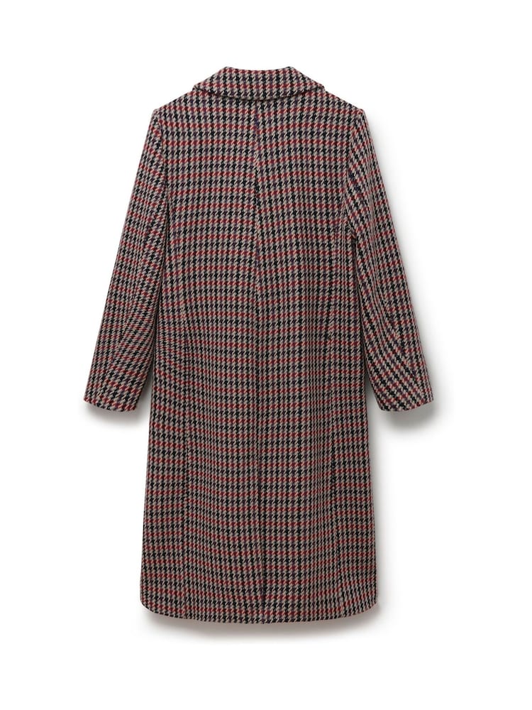Another Sunday Formal Coat In Heritage Check Wool Blend In Brown - Image 6 of 7