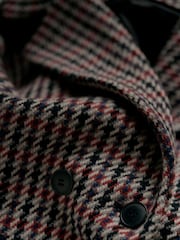 Another Sunday Formal Coat In Heritage Check Wool Blend In Brown - Image 7 of 7