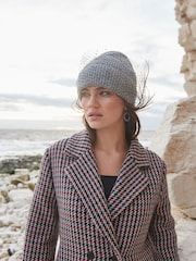 Another Sunday Formal Coat In Heritage Check Wool Blend In Brown - Image 8 of 8