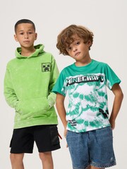 Angel & Rocket Green Minecraft Hoodie - Image 3 of 6