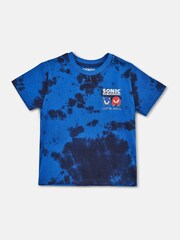 Angel & Rocket 100% Cotton Sonic Graphic Tie Dye T-Shirt - Image 2 of 4