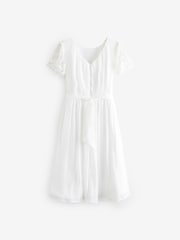 Angel & Rocket White Lace Sleeve Aria Maxi Dress - Image 2 of 2