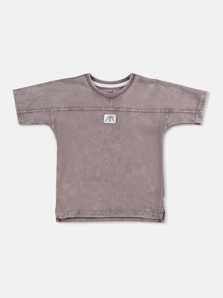 Angel & Rocket Grey Evan Acid Wash T-Shirt - Image 3 of 5