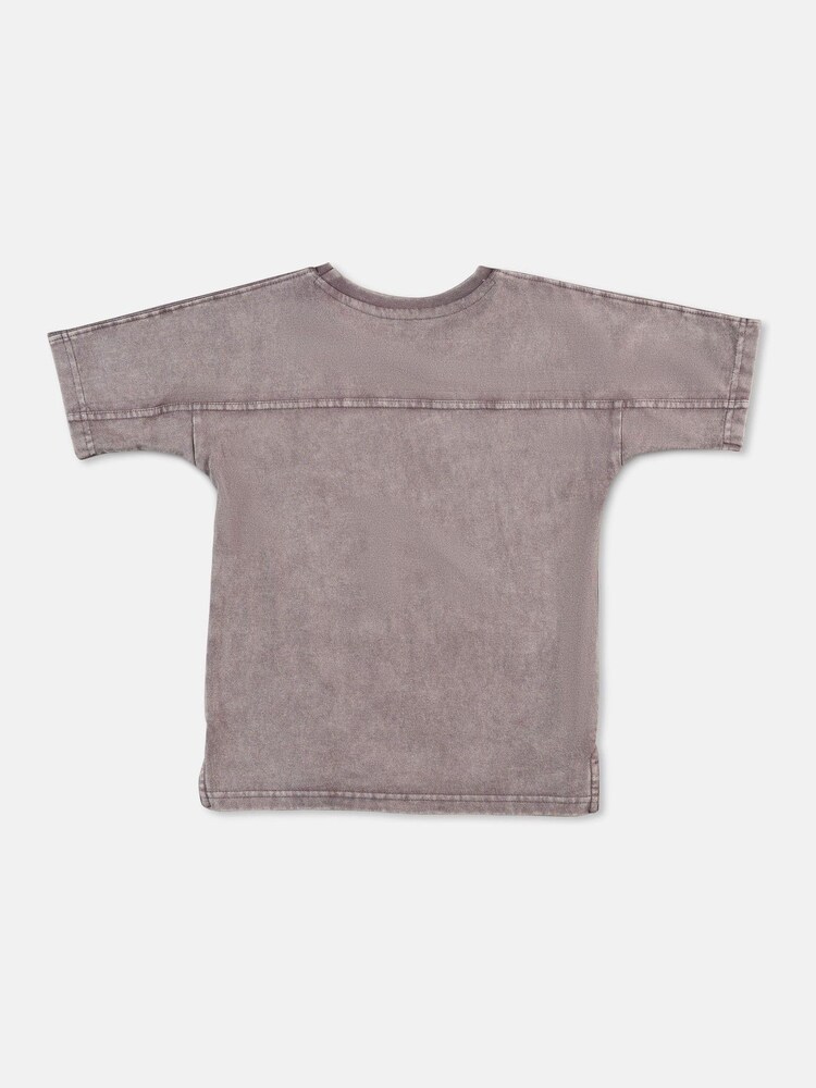 Angel & Rocket Grey Evan Acid Wash T-Shirt - Image 4 of 5