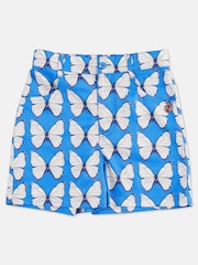 Angel & Rocket Blue Bea Woven Butterfly Shorts - Image 6 of 8