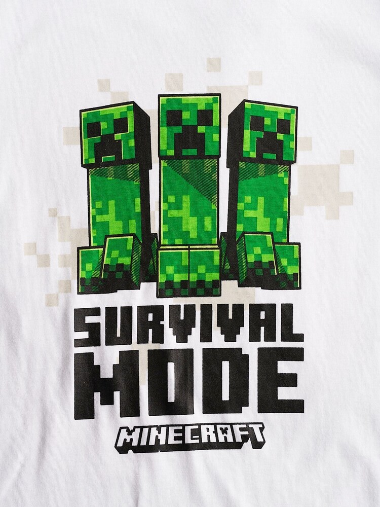Angel & Rocket Natural 100% Cotton Minecraft Pyjamas - Image 5 of 5