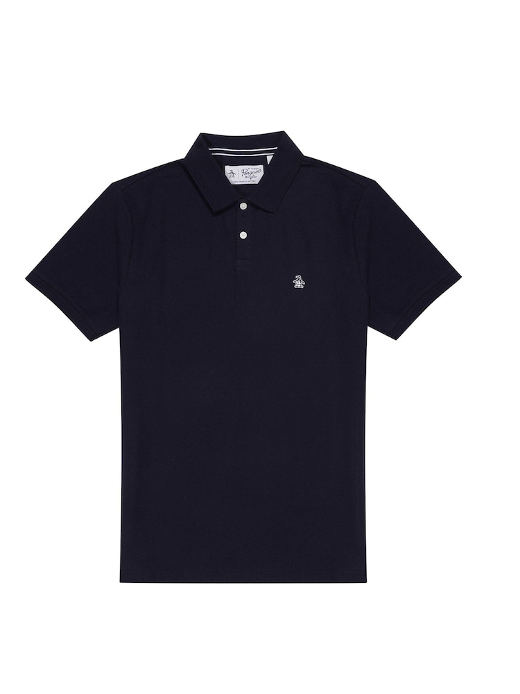Original Penguin Blue Daddy Pique Polo - Image 3 of 3