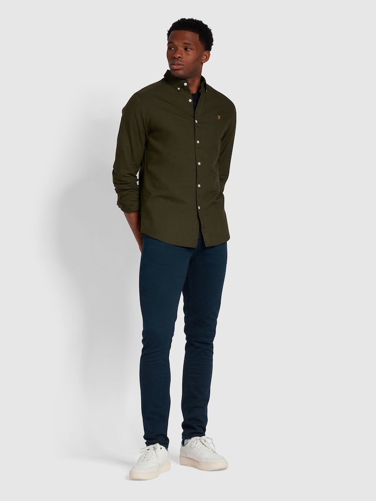 Farah Blue Endmore Twill Chinos - Image 1 of 5