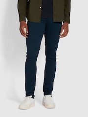 Farah Blue Endmore Twill Chinos - Image 3 of 5
