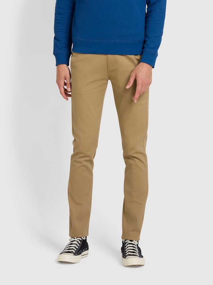 Farah Blue Endmore Twill Chinos - Image 1 of 4