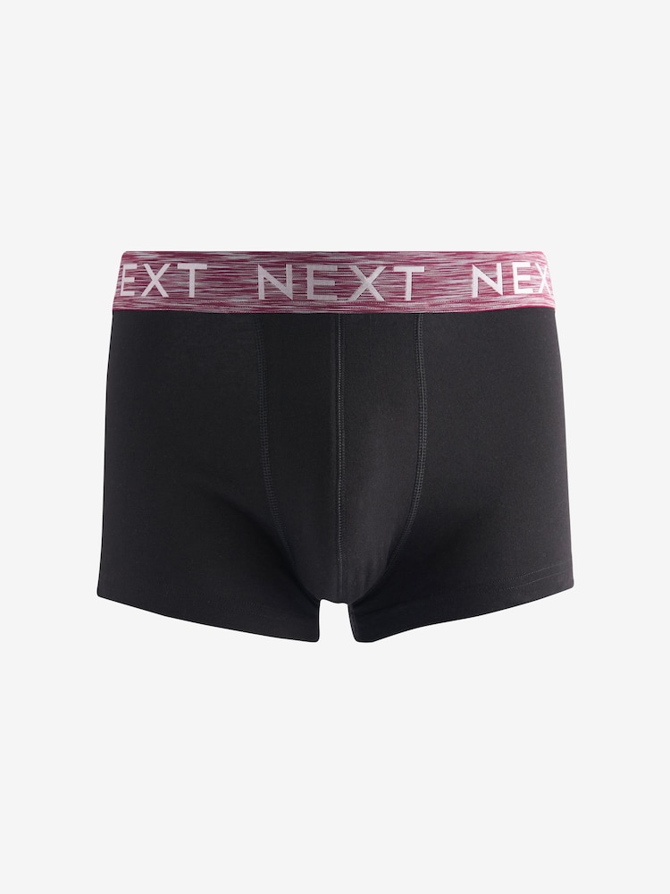 Schwarz/Silber mit meliertem Bund - Boxershorts - Bild 2 von 7