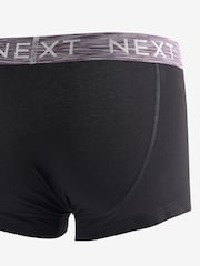 Schwarz/Silber mit meliertem Bund - Boxershorts - Bild 6 von 7