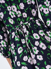 Crew Clothing Company Green Floral Print Pencil Dress - Image 1 of 1