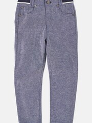 Angel & Rocket Blue Lorenzo Chambray Trousers - Image 4 of 5