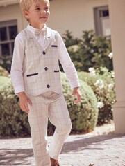 Angel & Rocket Grey Emerson Check Trousers - Image 3 of 6