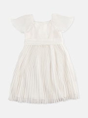 Weiß - Angel & Rocket Ballerina Plissiertes Kleid für besondere Anlässe mit Schleife - Bild 12 von 14