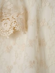 Angel & Rocket Cream Annabelle Mesh Lace Embroidered Top - Image 6 of 6