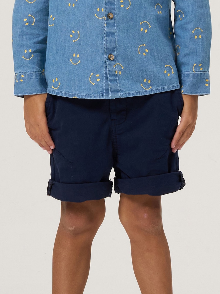 Angel & Rocket Blue Calvin Smart Shorts - Image 1 of 5 Angel & Rocket Blue Calvin Smart Shorts - Image 1 of 5