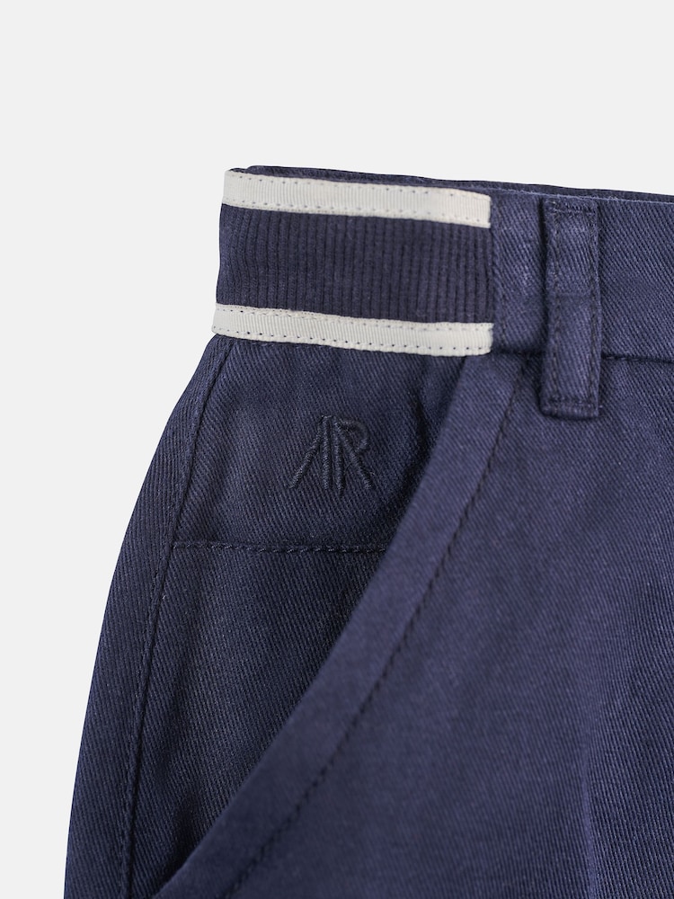 Angel & Rocket Blue Calvin Smart Shorts - Image 5 of 5 Angel & Rocket Blue Calvin Smart Shorts - Image 5 of 5
