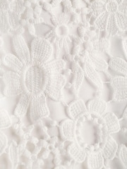 Angel & Rocket Mavea White Lace Tiered Dress - Image 17 of 17