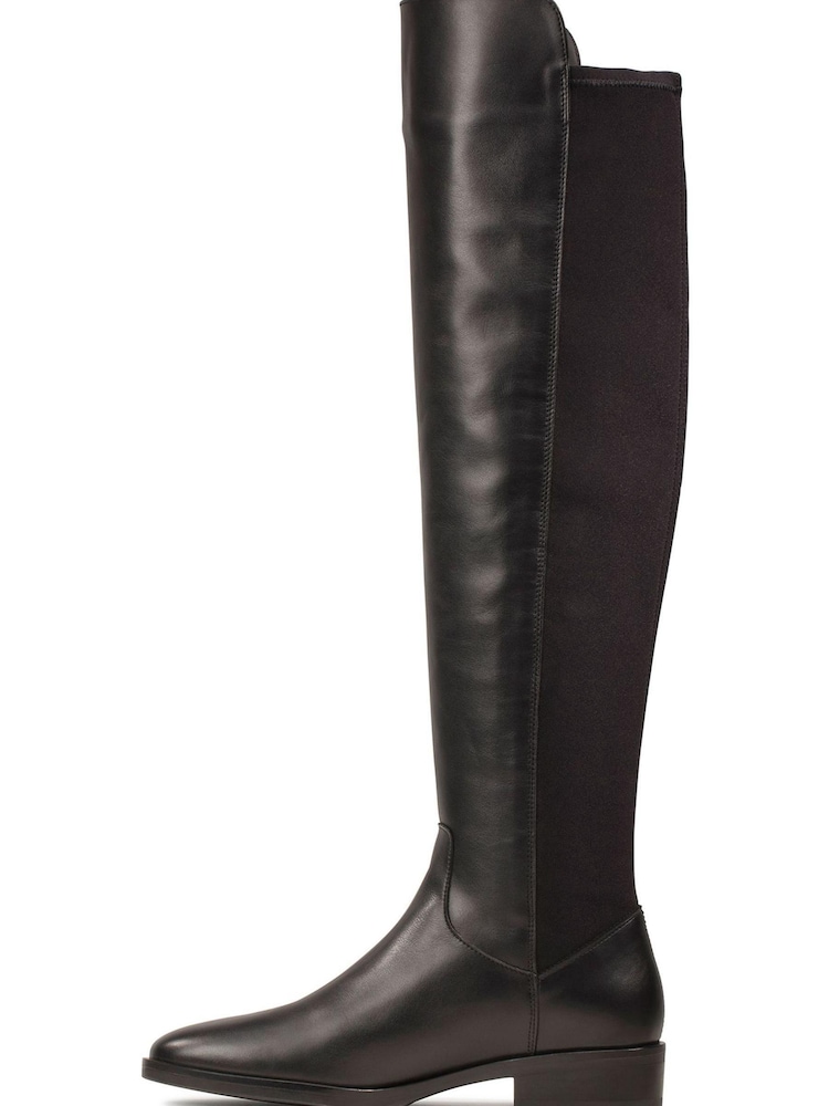 Clarks Black Leather Pure Caddy Boots - Image 2 of 7