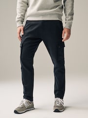 Black Motionflex Stretch Cargo Trousers - Image 1 of 10