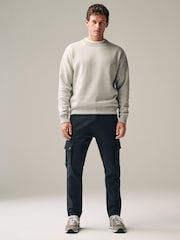 Black Motionflex Stretch Cargo Trousers - Image 2 of 10