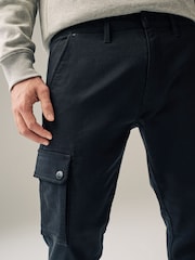 Black Motionflex Stretch Cargo Trousers - Image 7 of 10