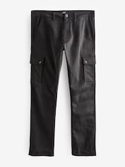 Black Motionflex Stretch Cargo Trousers - Image 8 of 10