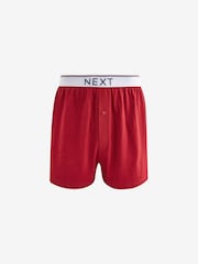 Red/Blue/White/Grey 4 pack Boxers - Image 3 of 7