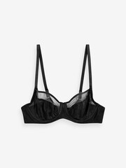 Black/Ginger Orange Lace Non Padded Full Cup Bras 2 Pack - Image 7 of 10