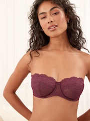 Plum Purple/Green Non Pad Strapless Bras 2 Pack - Image 2 of 14