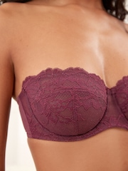 Plum Purple/Green Non Pad Strapless Bras 2 Pack - Image 9 of 14
