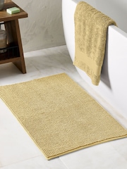Ochre Yellow Bobble Bath Bath Mat - Image 1 of 5