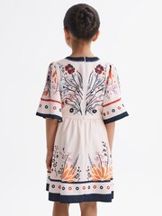 Reiss Ivory Ania 4-9 yrs Floral Printed Dress - Image 5 of 7