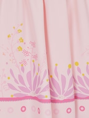 Reiss Pink Mara 9-12 yrs Sleeveless Floral Print Dress - Image 6 of 6