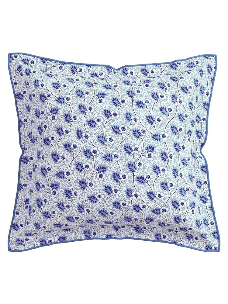 V&A Blue Swanwick Square Pillowcase - Image 3 of 3