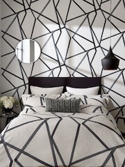 Harlequin Cream 100% Cotton Sumi Duvet Cover - Image 1 of 4