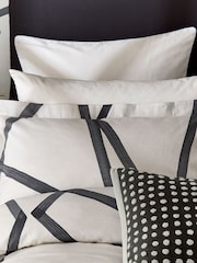 Harlequin Cream 100% Cotton Sumi Duvet Cover - Image 3 of 4